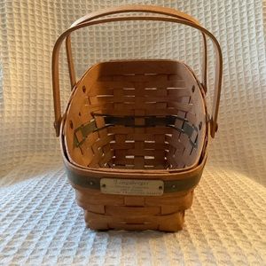 Longaberger Vintage Christmas Collection 1991 Edition Yuletide Traditions Basket